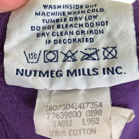 Minnesota Vikings T-Shirt 1998 NFL Heavy Patina Lee Sport Mens Medium MN Vintage - Picture 12 of 13